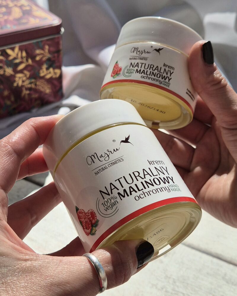 Krem naturalny malinowy ochronny