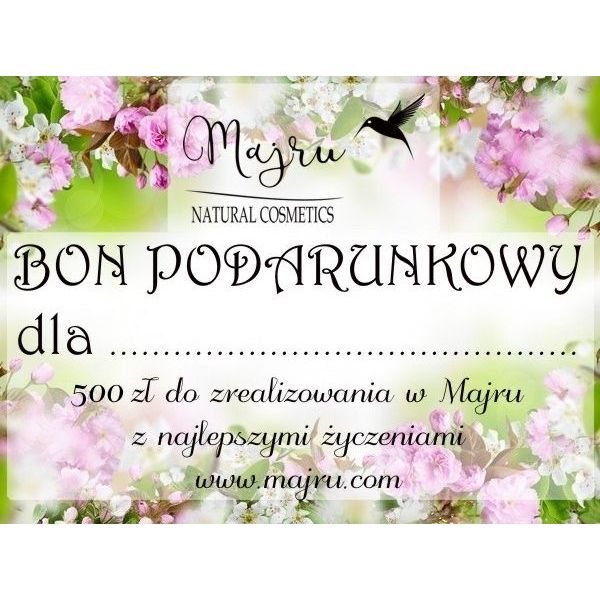 Bon podarunkowy 500 zł
